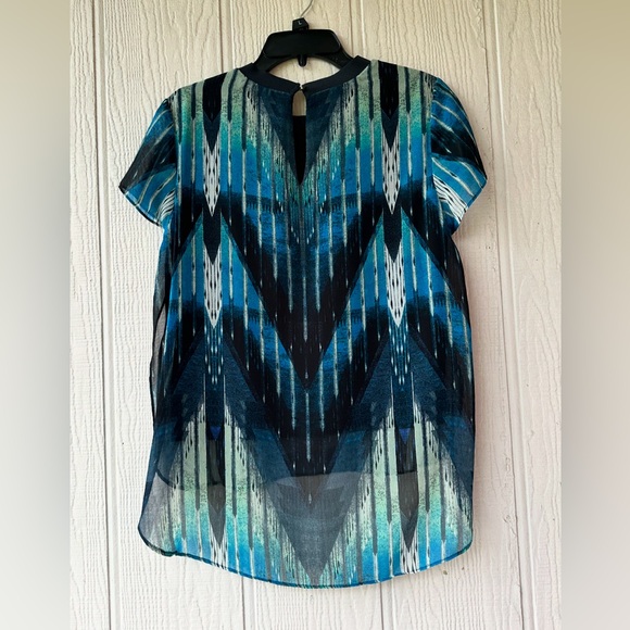 Rachel Roy Ikat Side Slits Top - Picture 7 of 13